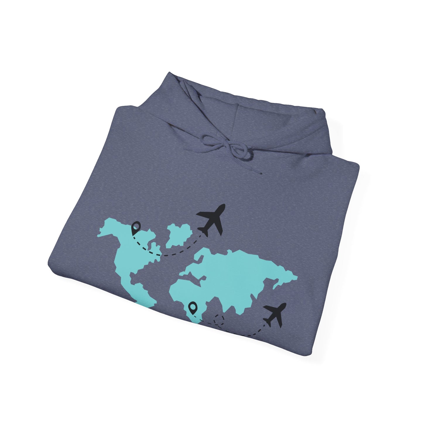 Travel Lover's Map Hoodie | True North