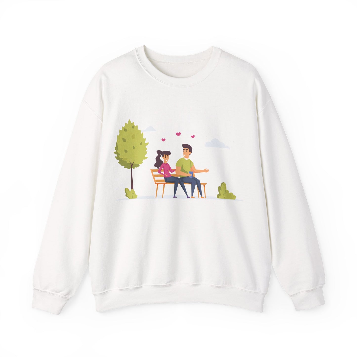Cute Couple Crewneck Sweatshirt | Cozy Relationship Apparel | True North