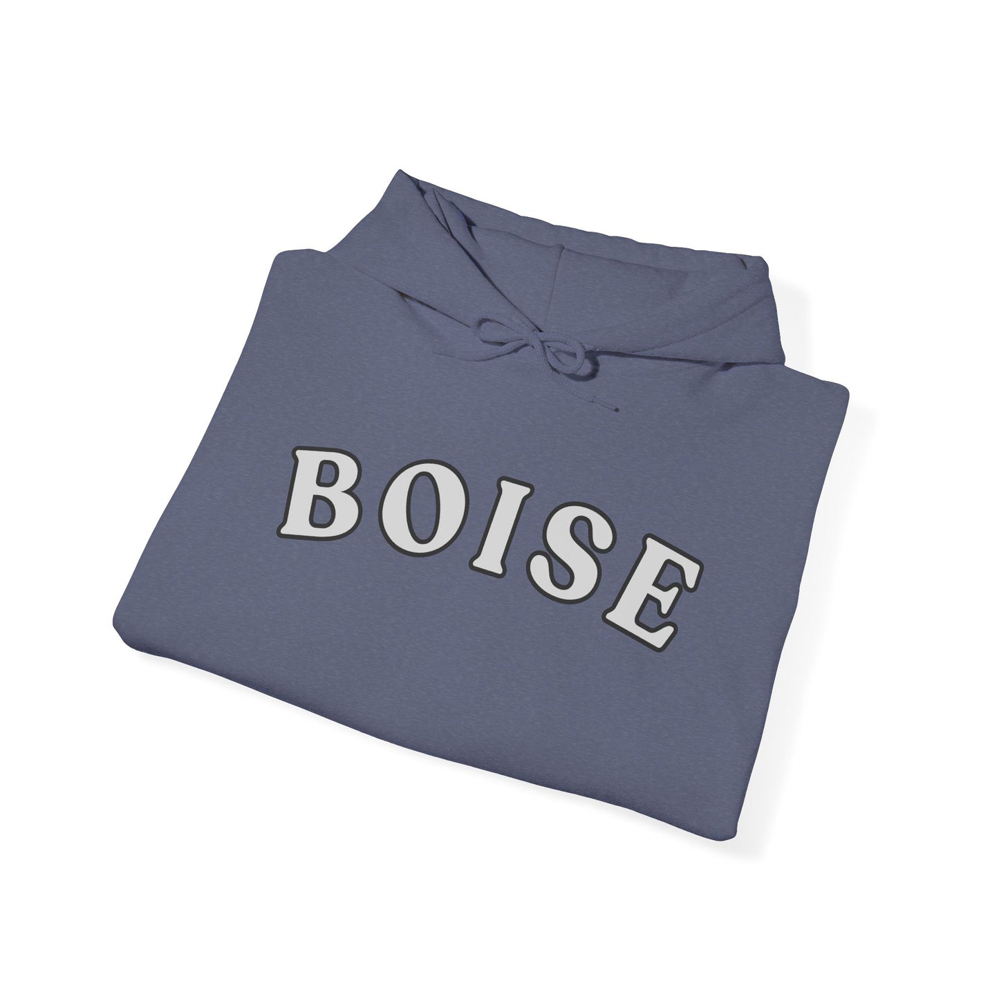 Boise Retro Arch Hoodie — Classic City Name Pullover