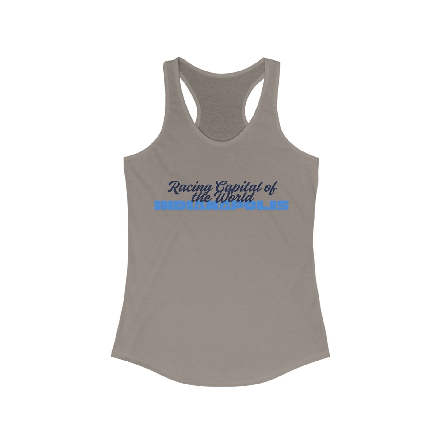 Racing capital of the world Indianapolis | Women’s Ideal Racerback Tank | True North