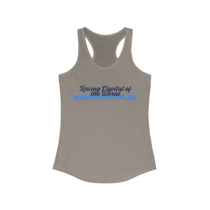 Racing capital of the world Indianapolis | Women’s Ideal Racerback Tank | True North
