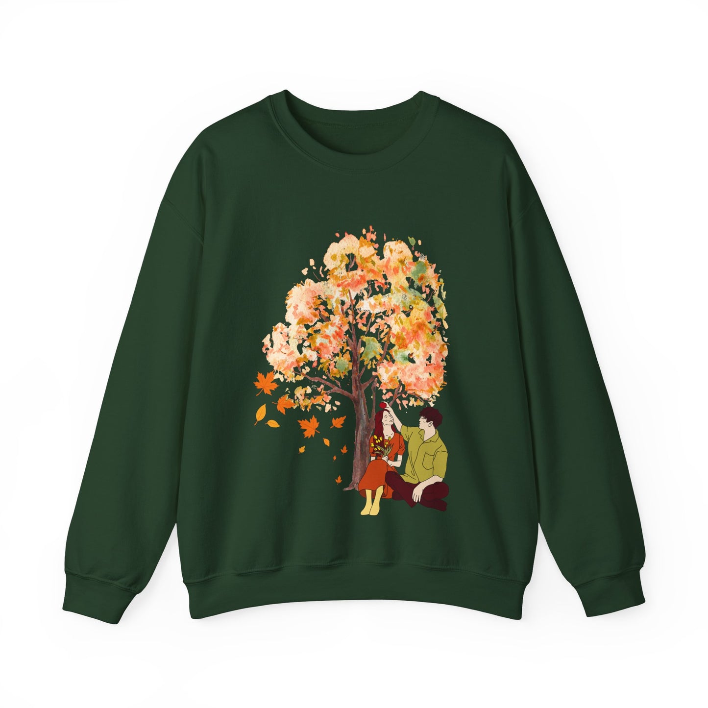 Cozy Fall Couple Crewneck Sweatshirt | Autumn Vibes | True North