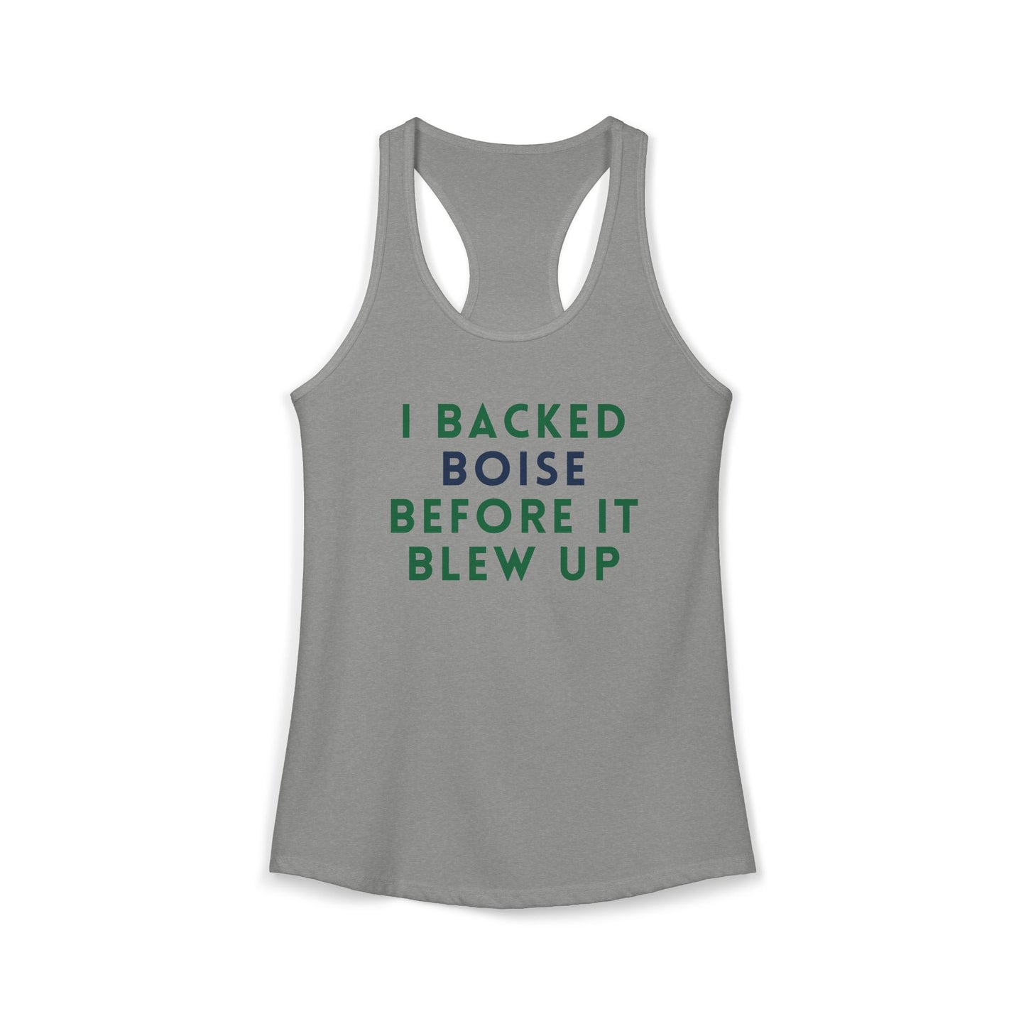 Women's Ideal Racerback Tank BOISE