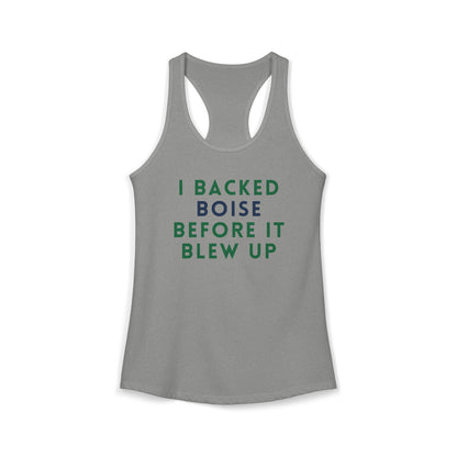 Women's Ideal Racerback Tank BOISE