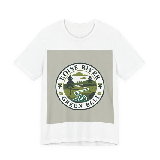 Boise River Green Belt Tee — Scenic River Nature T-Shirt