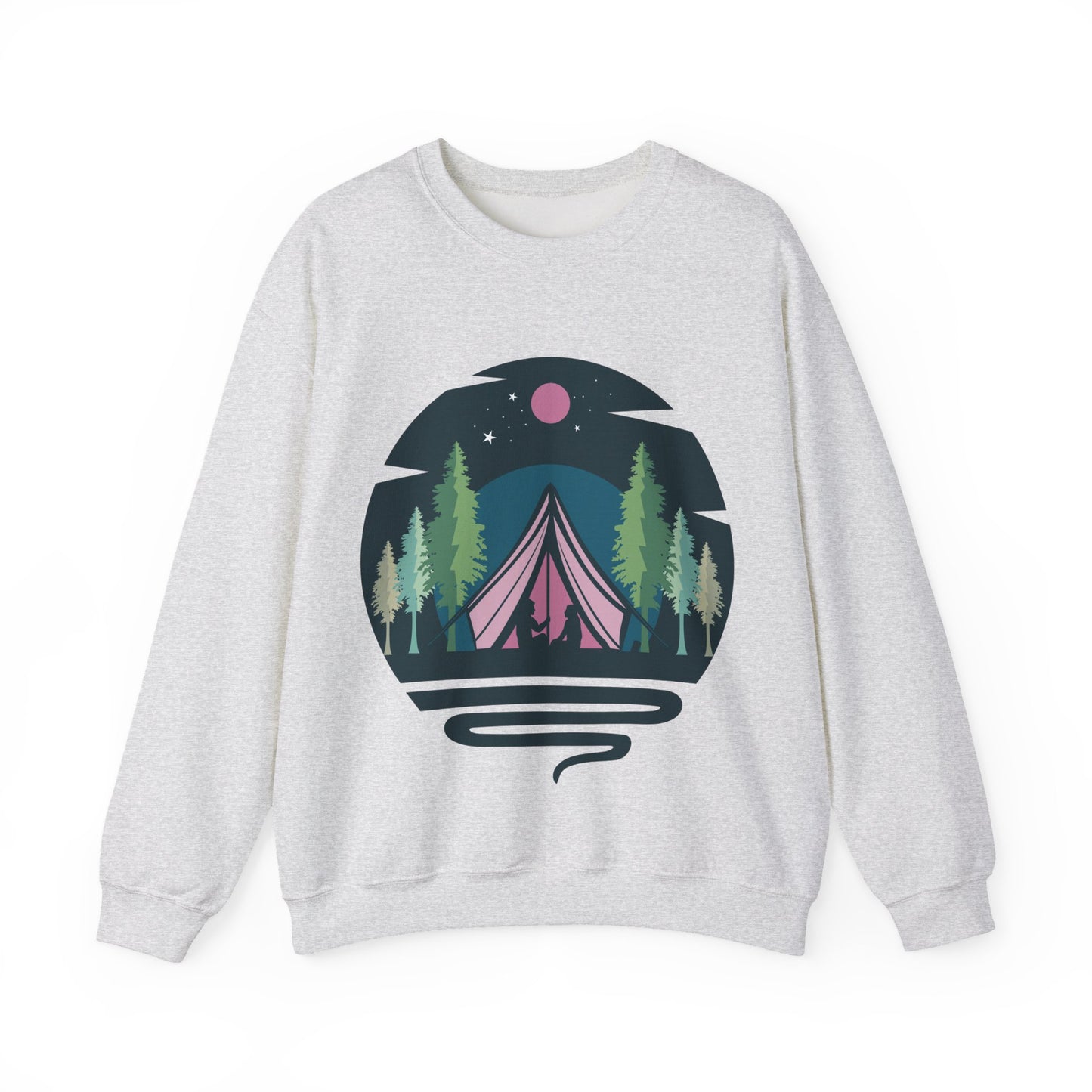 Camping Adventure Crewneck Sweatshirt |  Outdoor Lovers | True North