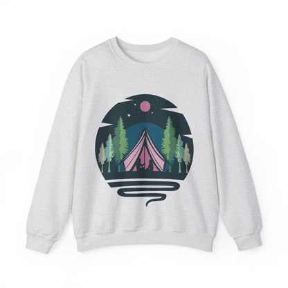 Camping Adventure Crewneck Sweatshirt |  Outdoor Lovers | True North