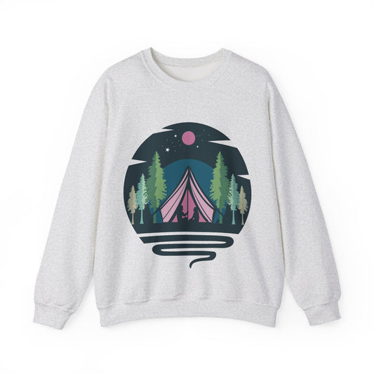 Camping Adventure Crewneck Sweatshirt |  Outdoor Lovers | True North