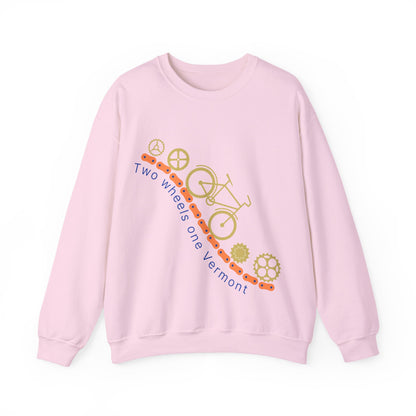 Vermont Bicycle Adventure Sweatshirt | Cozy Cycling Crewneck | True North