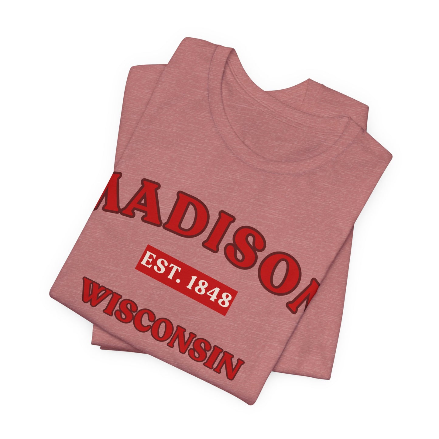 Madison Wisconsin Established 1848 JERSEY Tee