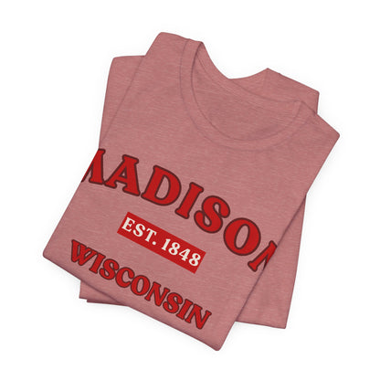 Madison Wisconsin Established 1848 JERSEY Tee