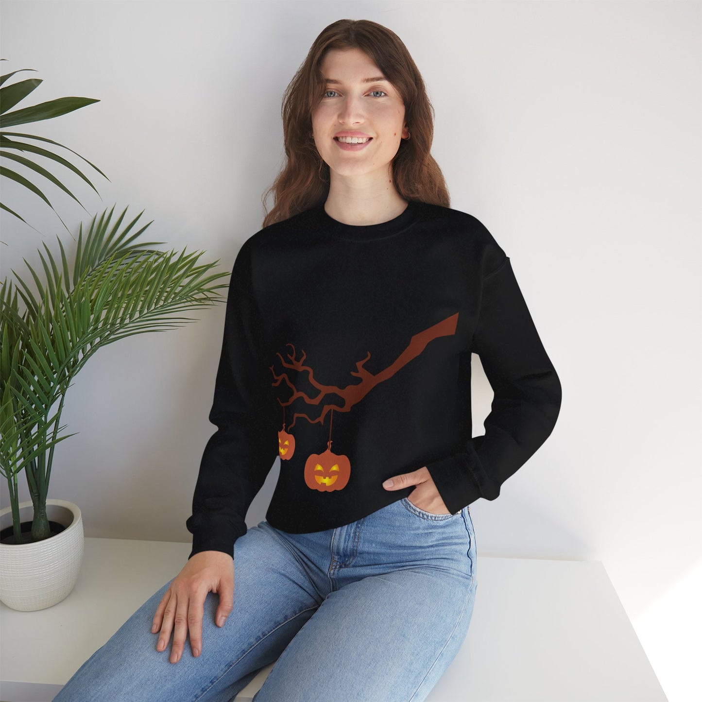 Hanging Pumpkin Sweatshirt | Spooky Season Gift | True North