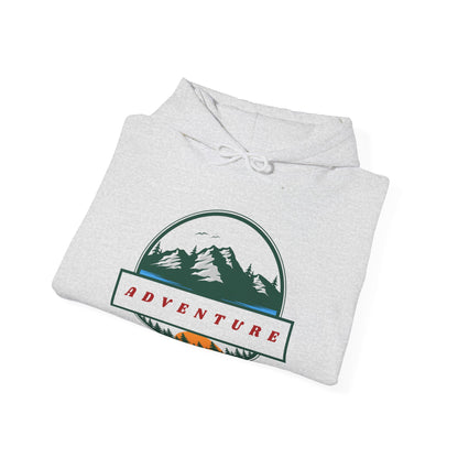 Adventure-Themed Hooded Sweatshirt | Cozy Hoodie for Outdoor Enthusiasts | True North