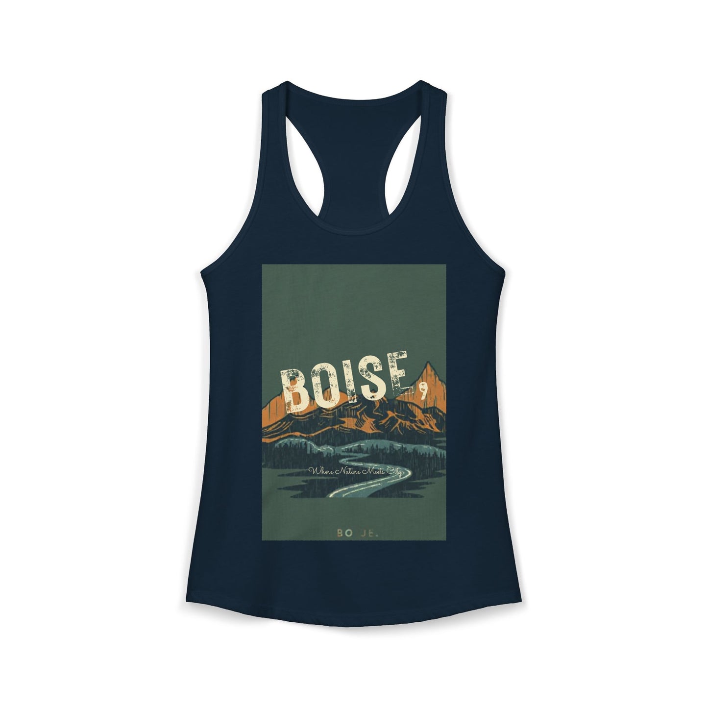 Women's Ideal Racerback Tank BOISE
