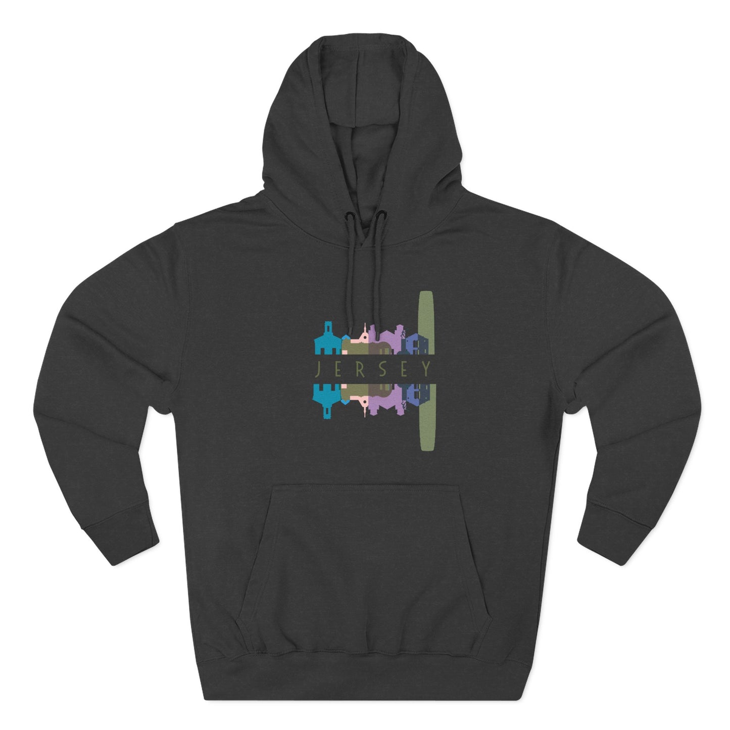 Three-Panel Fleece Hoodie  | Cozy Layer | True North