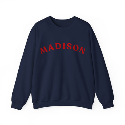 Madison Arch Crewneck Men/Unisex Sweatshirt | Classic Comfort | True North