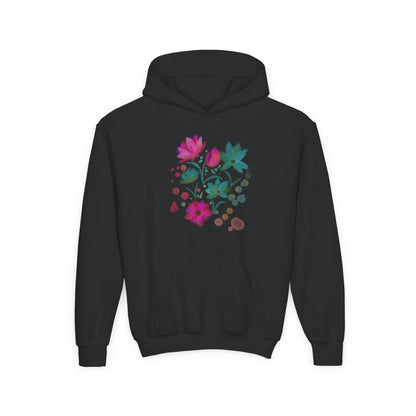Floral Youth Hoodie | Stylish Layering | True North