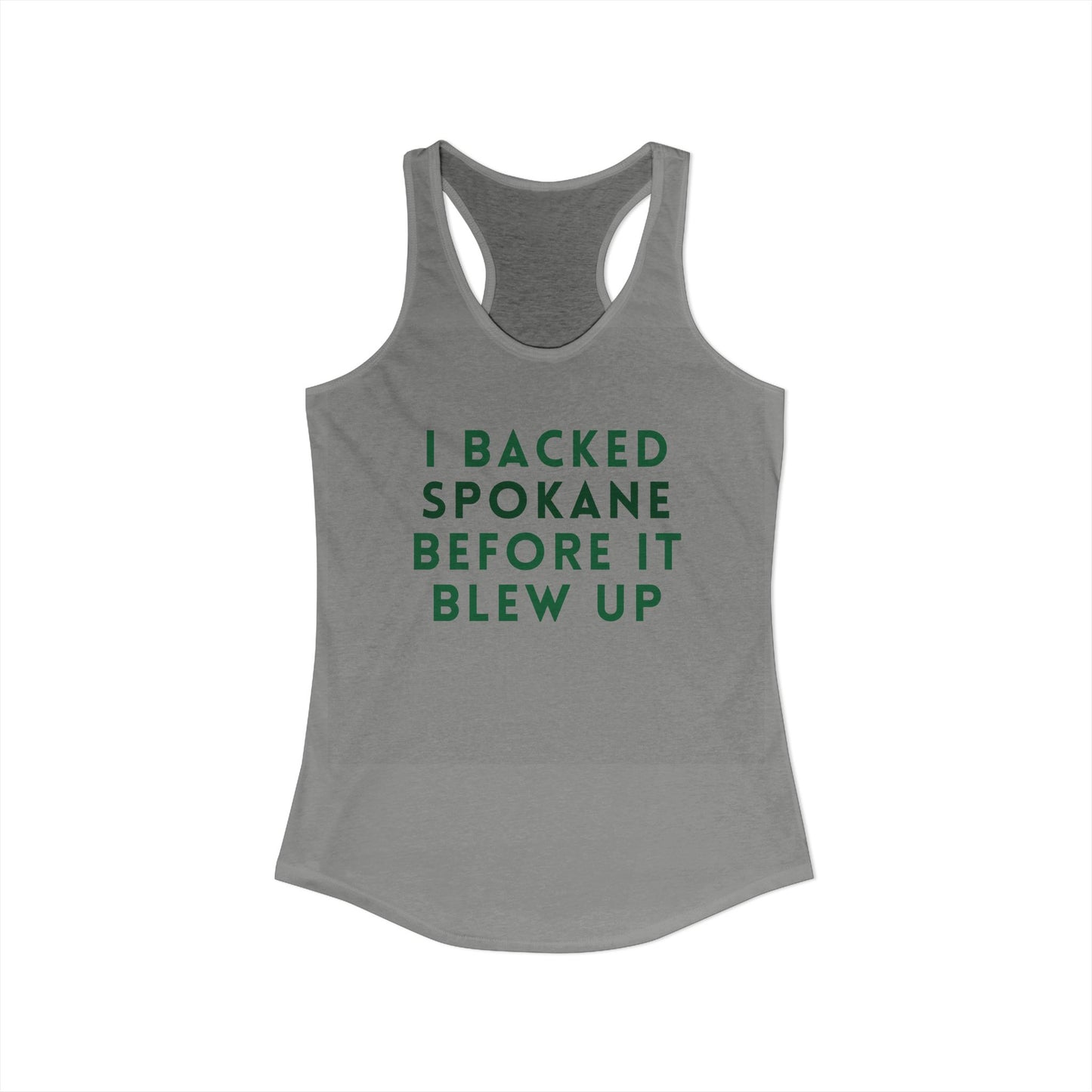 Women's Ideal Racerback Tank SPOKANE