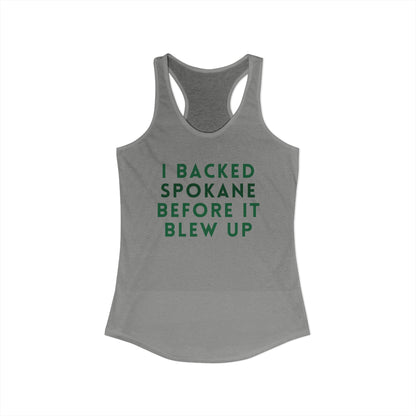Women's Ideal Racerback Tank SPOKANE