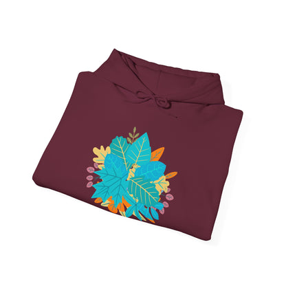 Vibrant Floral Hooded Sweatshirt | Cozy Pullover | True North