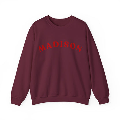 Madison Arch Crewneck Men/Unisex Sweatshirt | Classic Comfort | True North