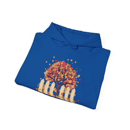 Autumn Tree Hoodie | Thanksgiving Gift, Nature-Inspired Casual Wear | True North