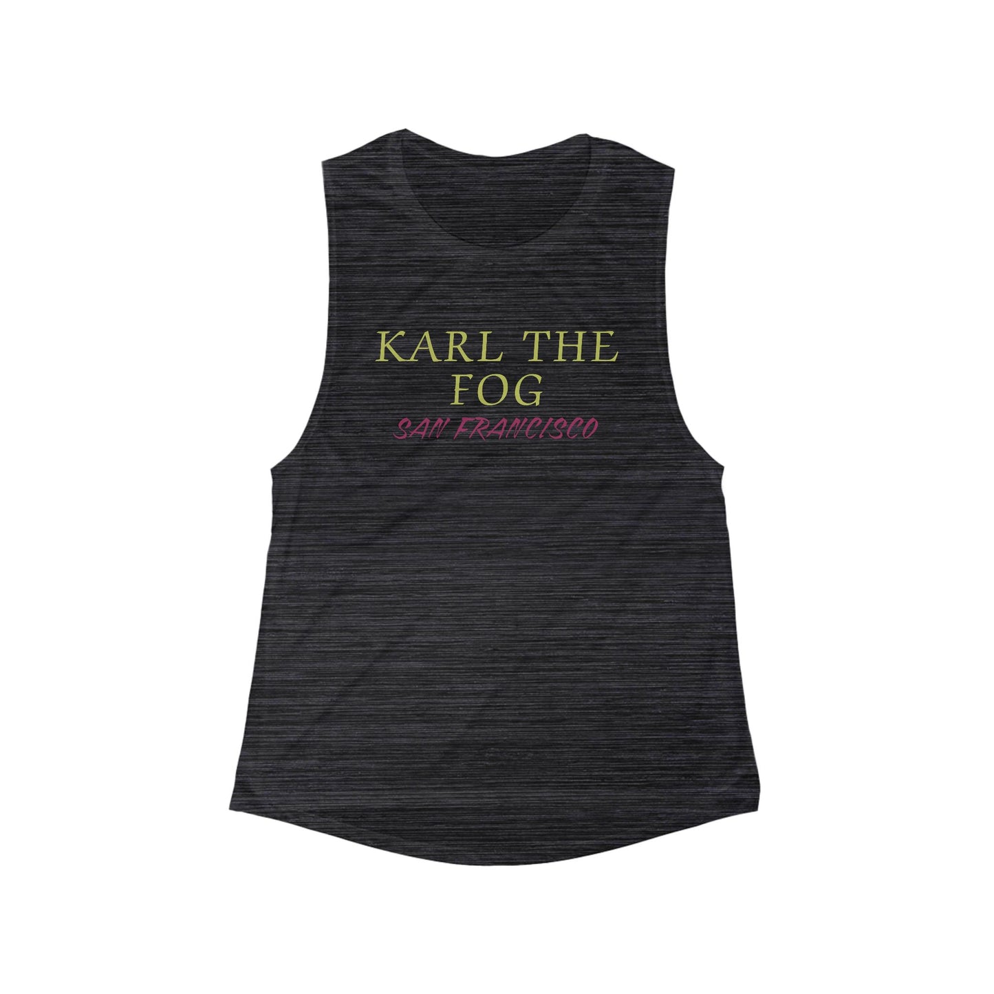 Karl the Fog San Francisco | Women’s Flowy Scoop Muscle Tank | True North