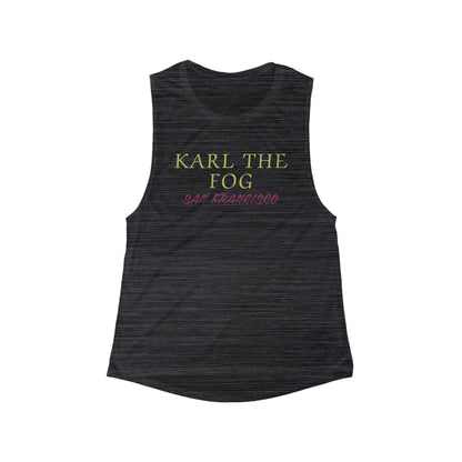 Karl the Fog San Francisco | Women’s Flowy Scoop Muscle Tank | True North