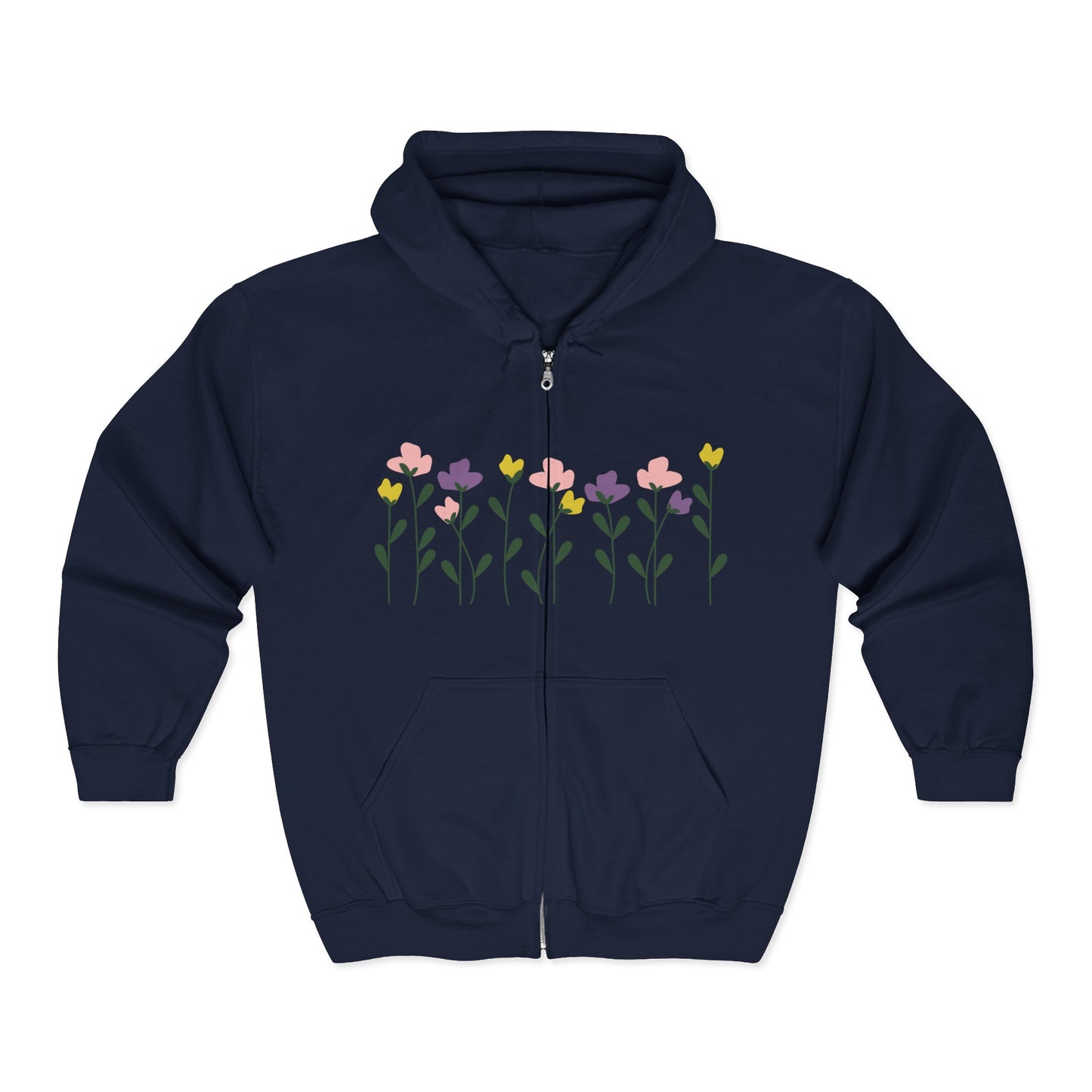 Floral Full Zip Hoodie | Casual Wear | True North