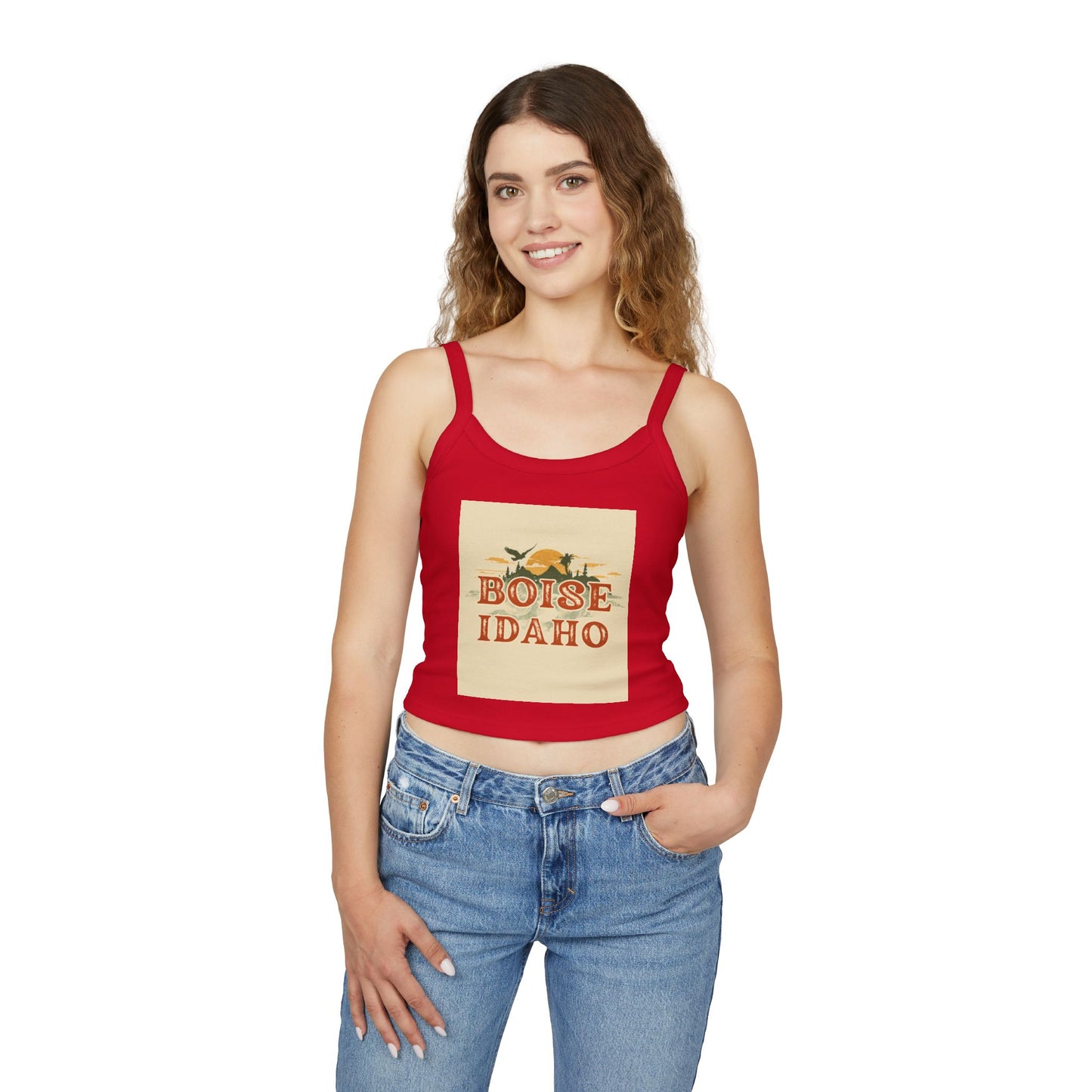 Boise Idaho Vintage Sunset Tank