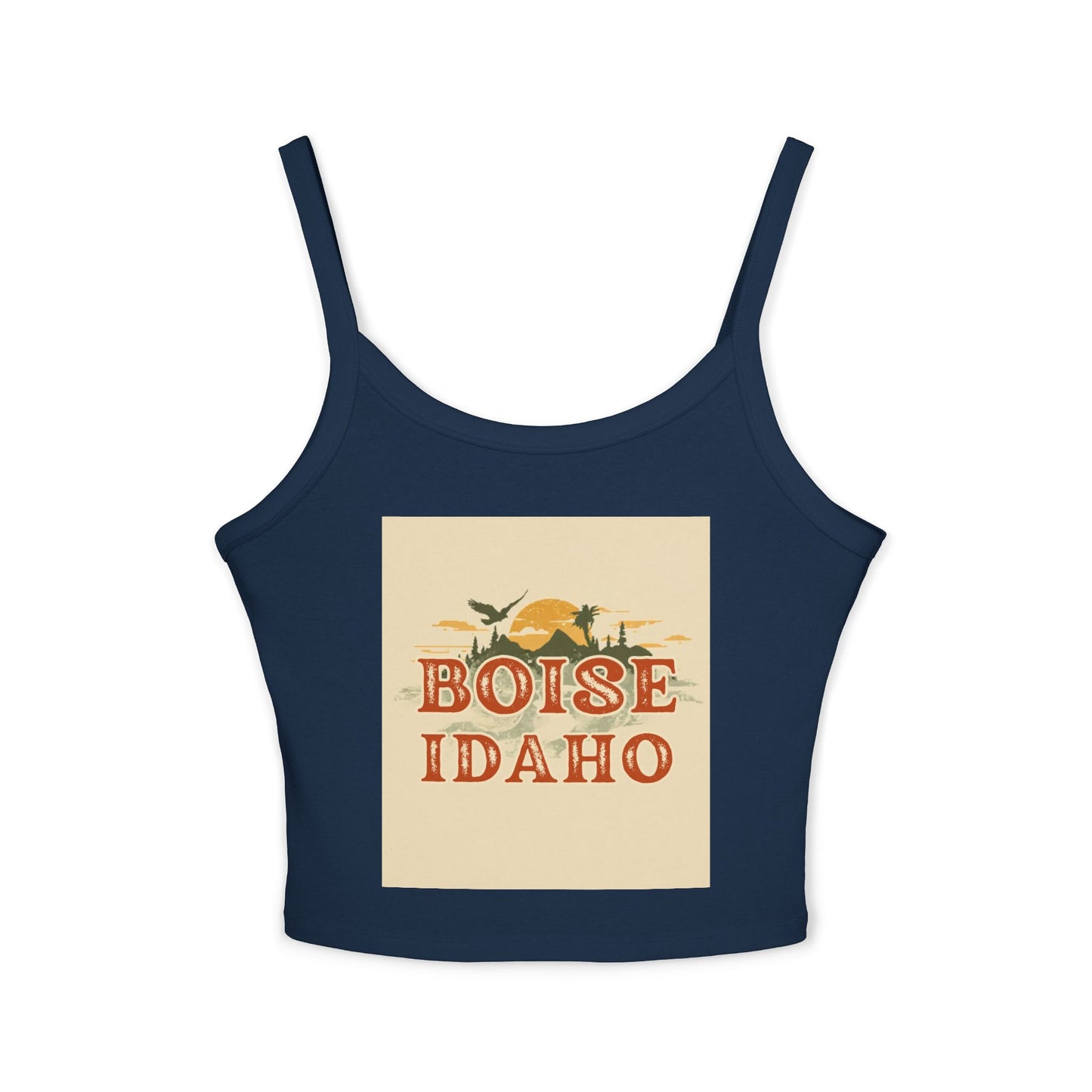 Boise Idaho Vintage Sunset Tank