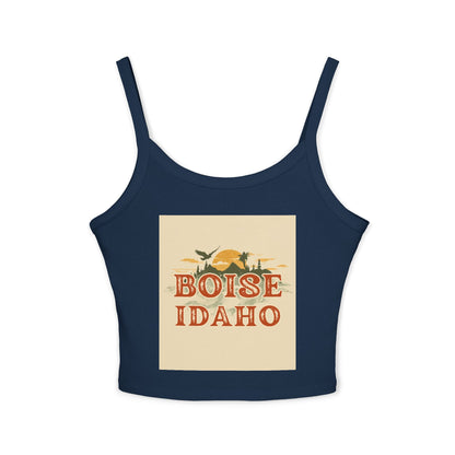 Boise Idaho Vintage Sunset Tank