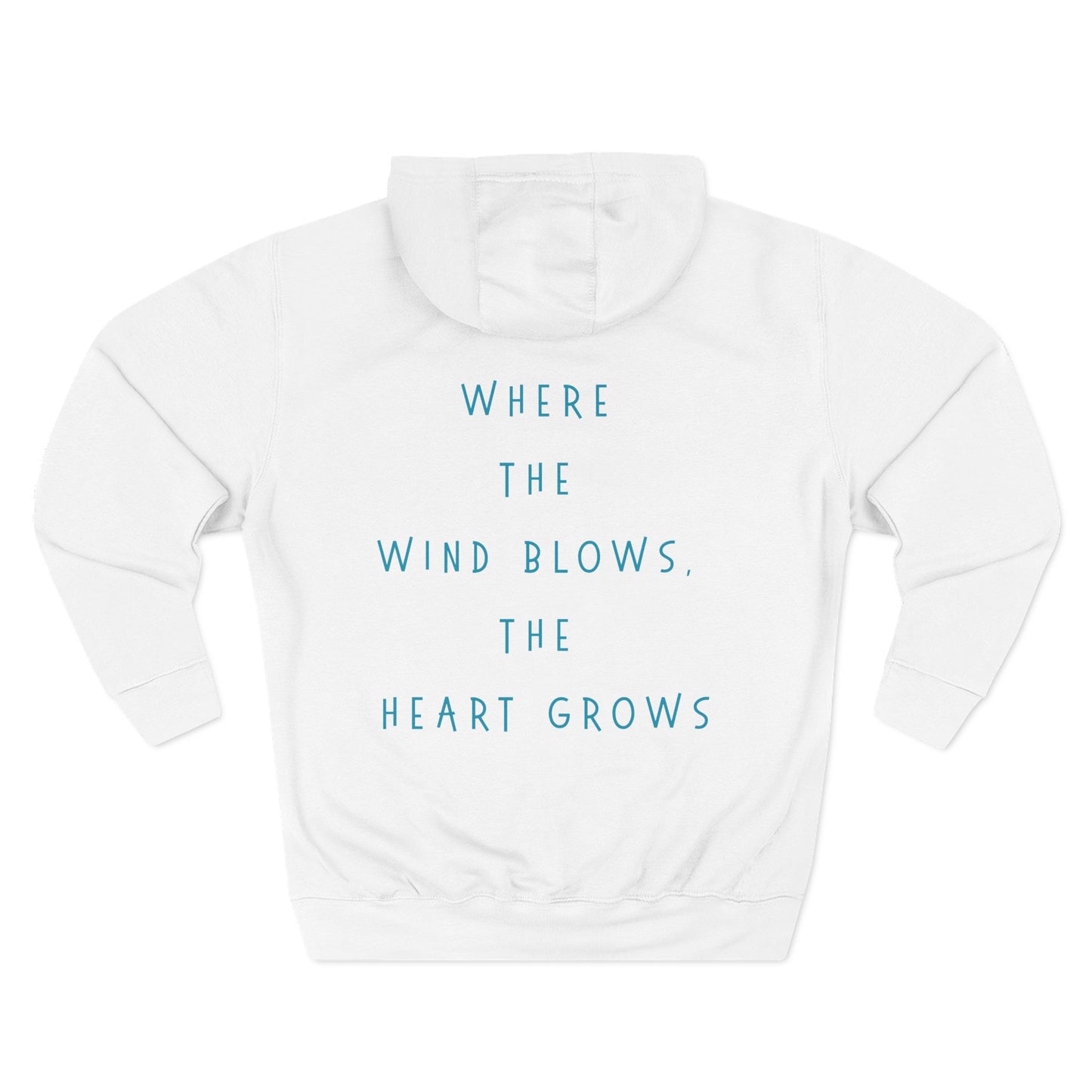 Three-Panel Fleece Hoodie  | Cozy Layer | True North
