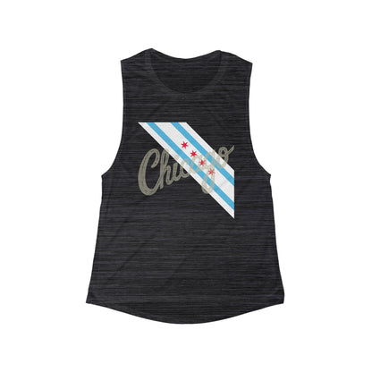 Chicago | Women’s Flowy Scoop Muscle Tank | True North