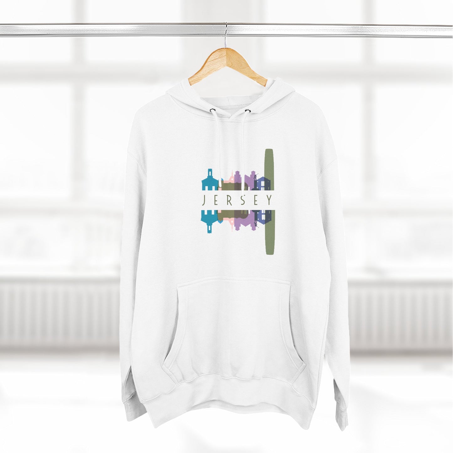 Three-Panel Fleece Hoodie  | Cozy Layer | True North