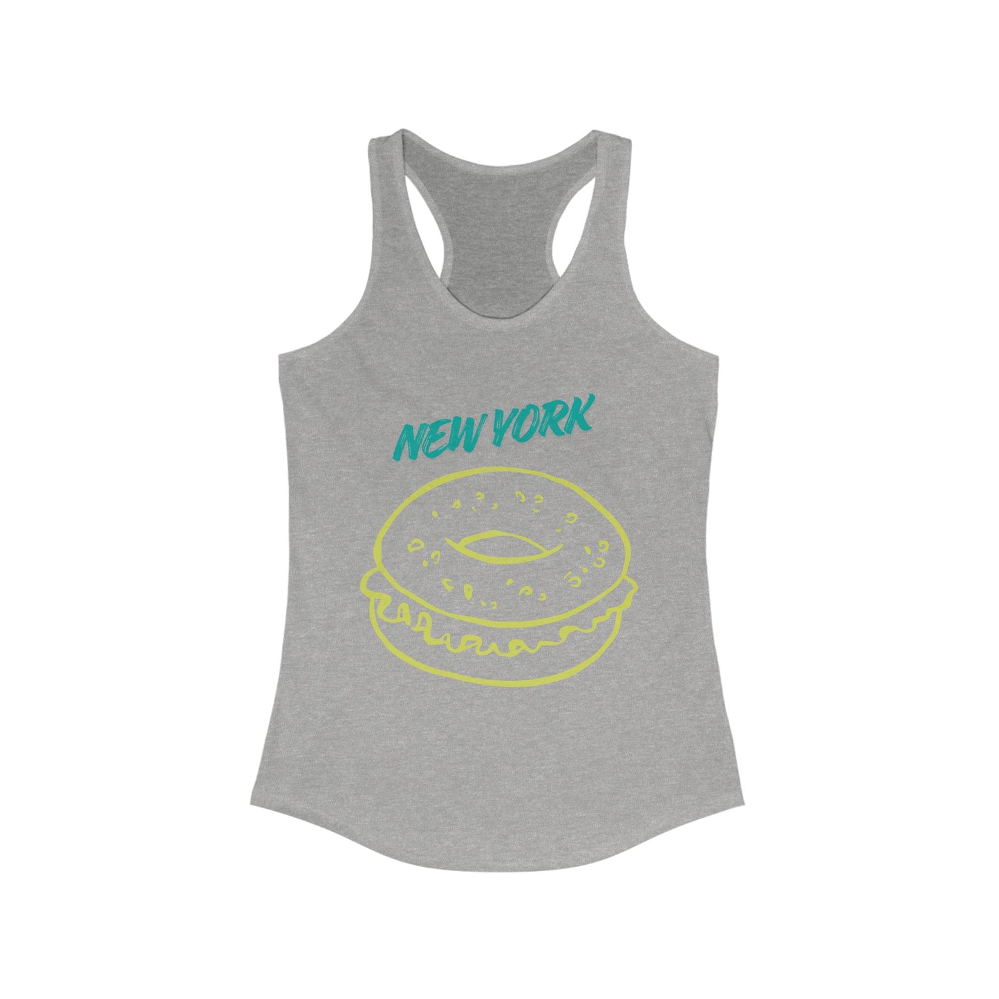 New York Bagel | Women’s Ideal Racerback Tank | True North