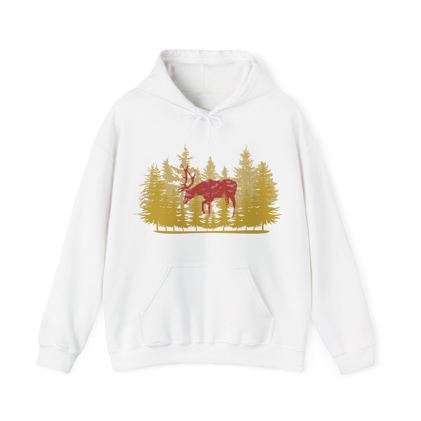Nature-Inspired Hooded Sweatshirt | Cozy Wilderness Adventures | True North
