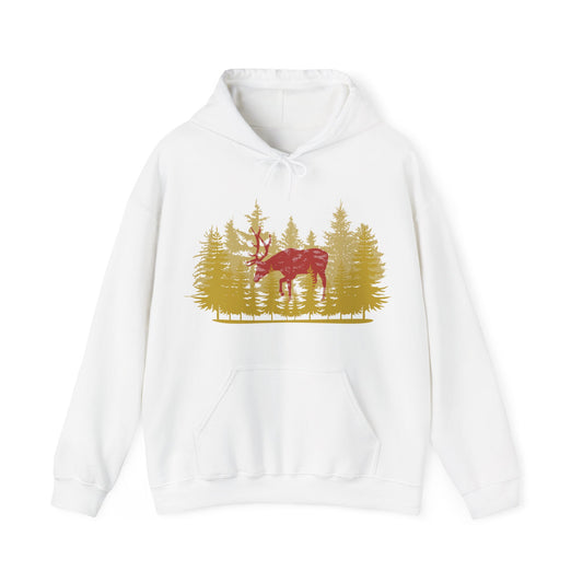 Nature-Inspired Hooded Sweatshirt | Cozy Wilderness Adventures | True North