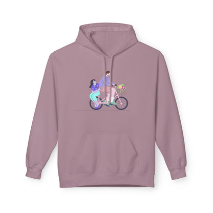 Whimsical Love Bicycle Hoodie | Cozy Everyday Wear | True North