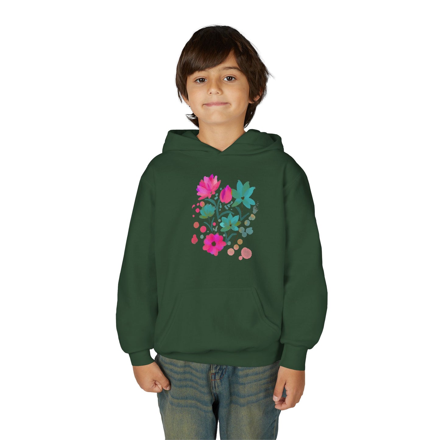 Floral Youth Hoodie | Stylish Layering | True North