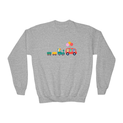 Colorful Vehicles Sweatshirt | Dino & Train | True North