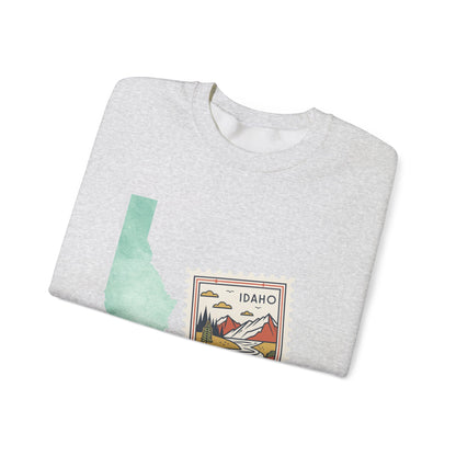 White Crewneck Sweatshirt — Classic Cozy Pullover boise