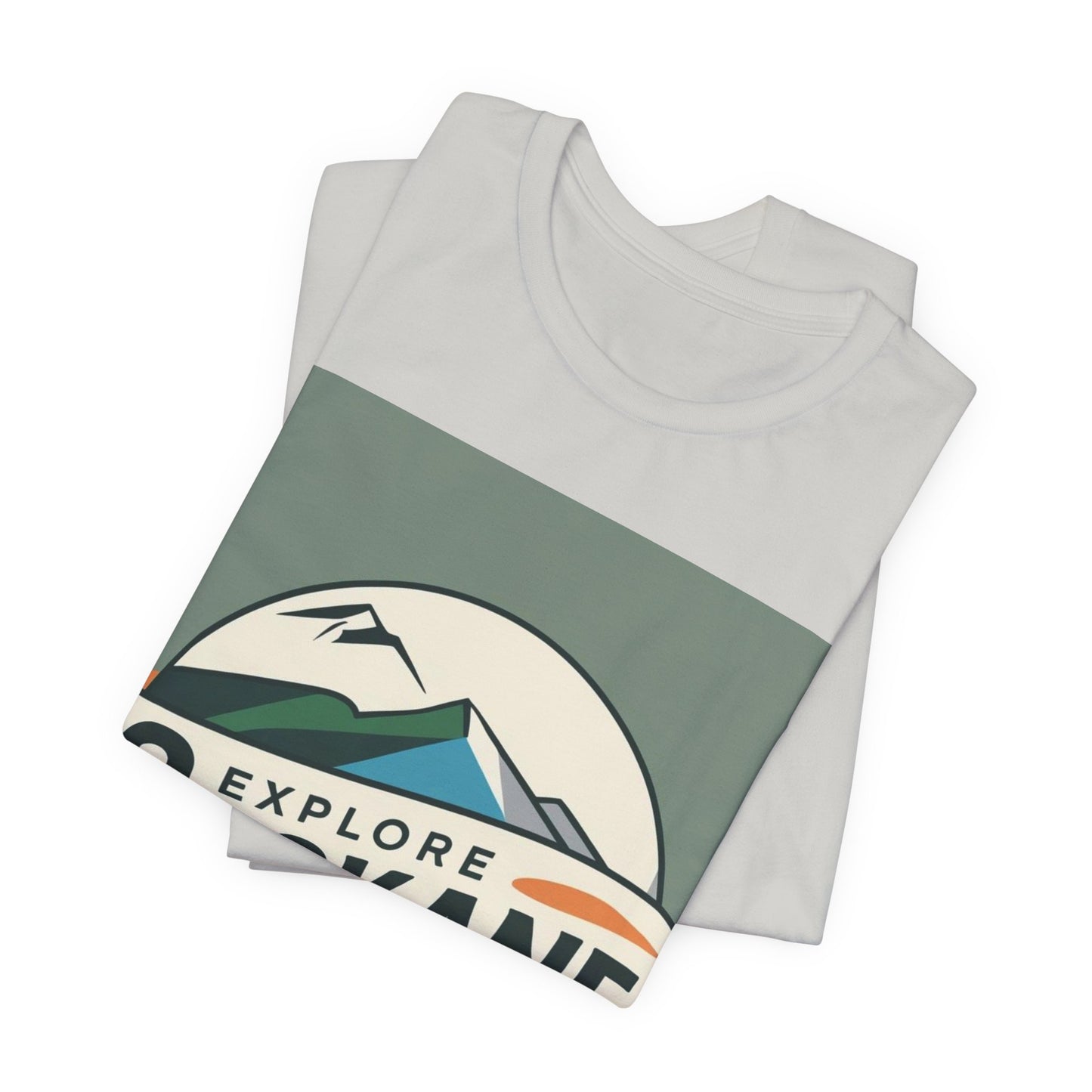 Explore Spokane Graphic Tee — Vintage Mountain & River Travel Shirt