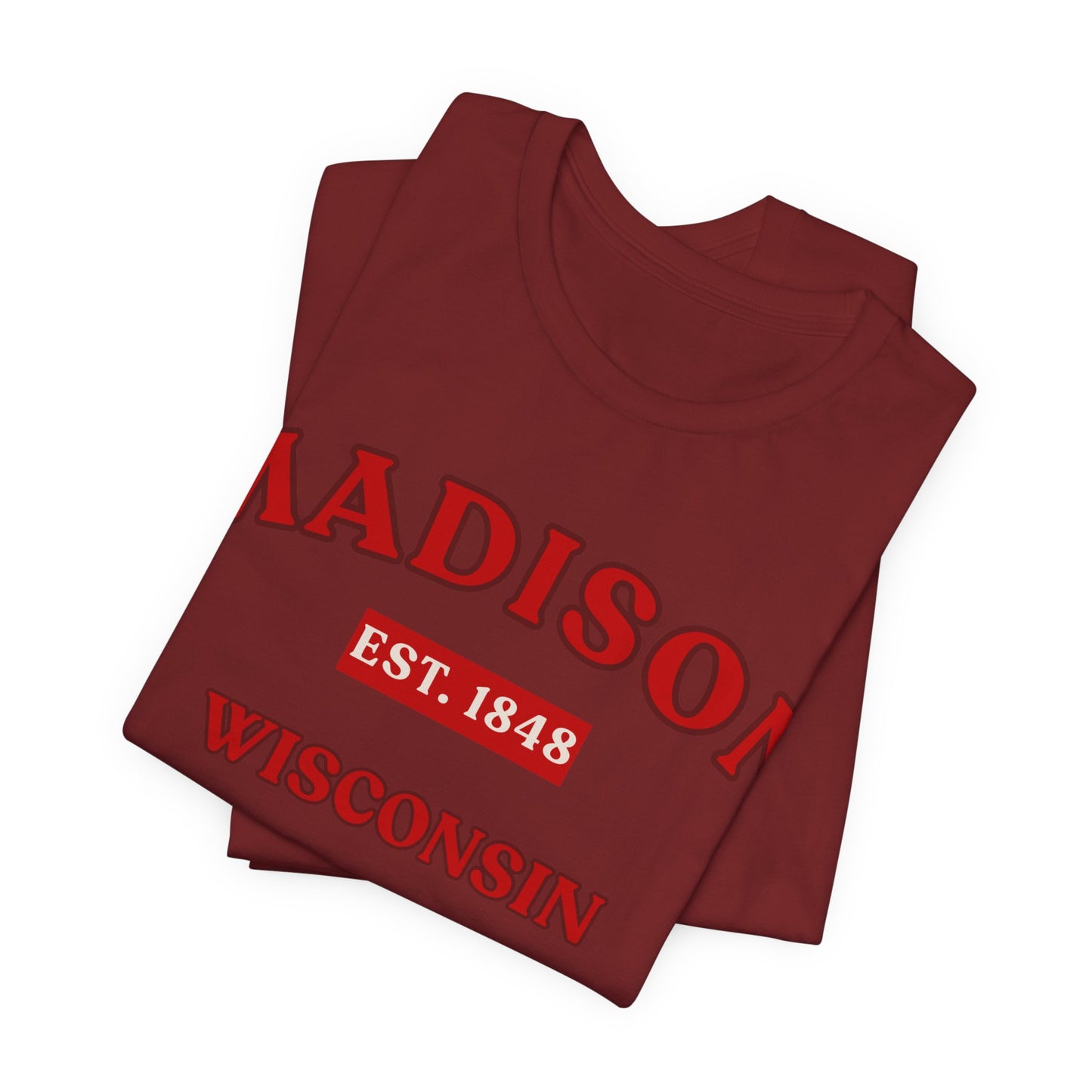 Madison Wisconsin Established 1848 JERSEY Tee