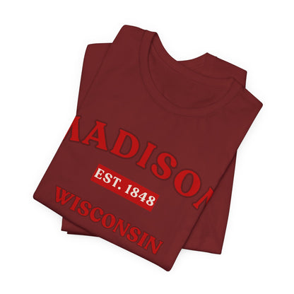 Madison Wisconsin Established 1848 JERSEY Tee