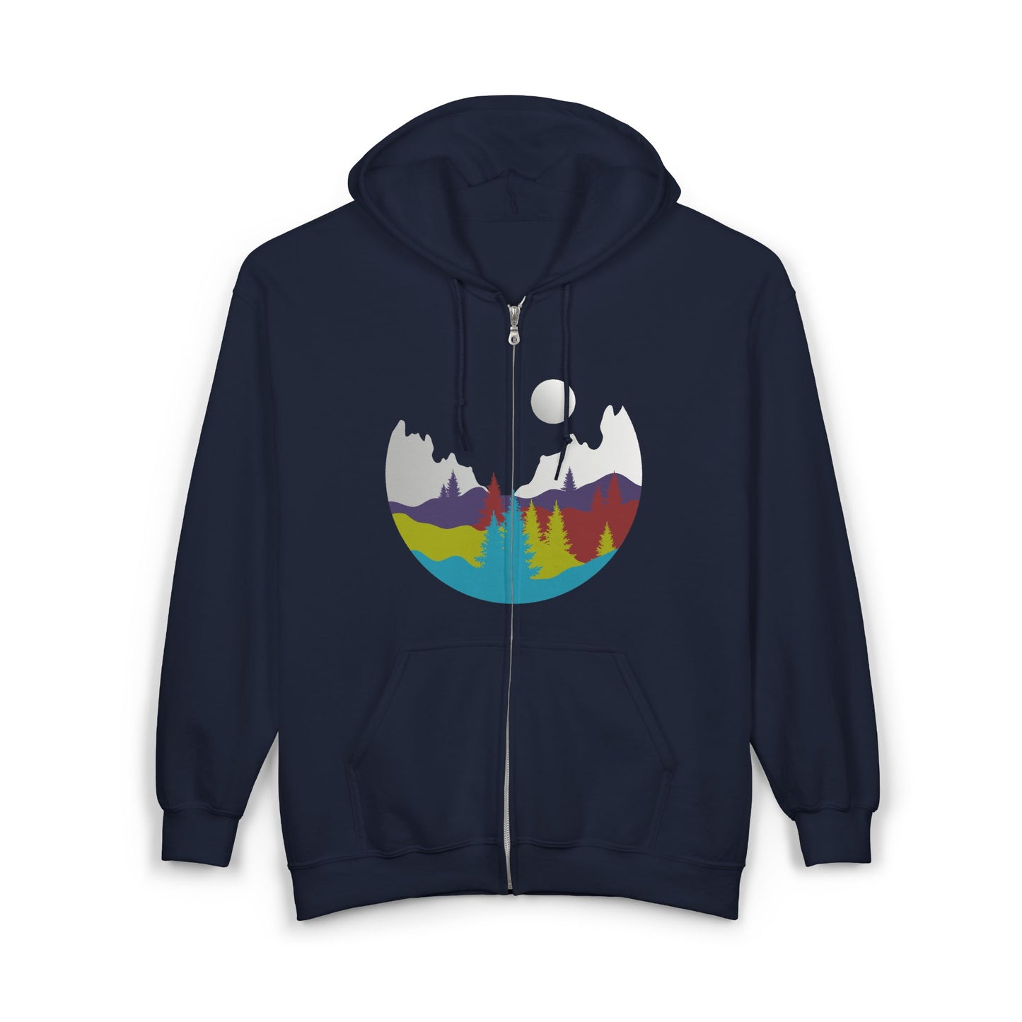 Nature-Inspired Zip Hoodie | Cozy Outdoor | True North
