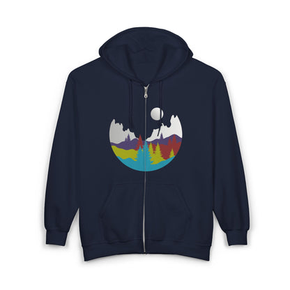 Nature-Inspired Zip Hoodie | Cozy Outdoor | True North