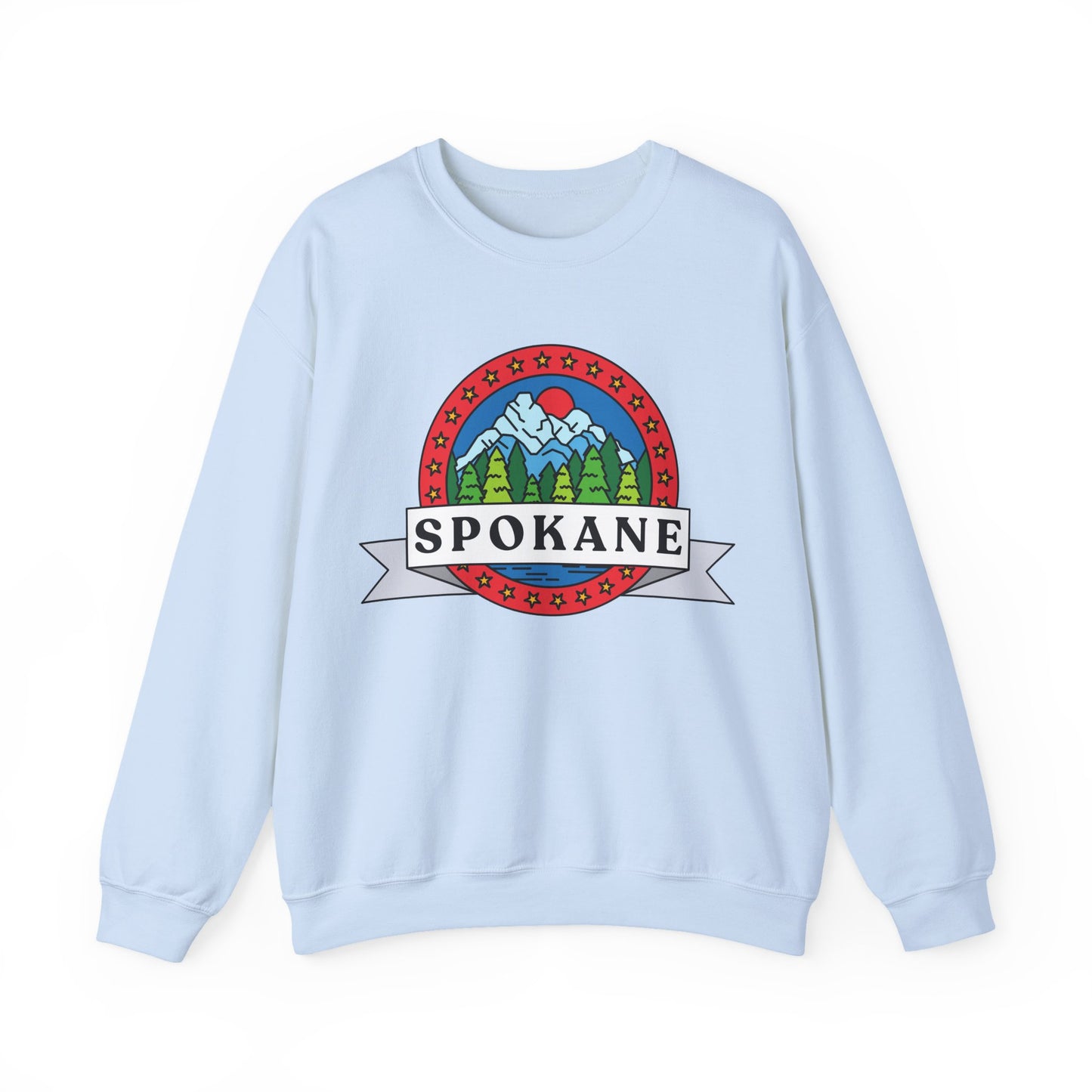 Spokane Mountain Badge Crewneck Sweatshirt