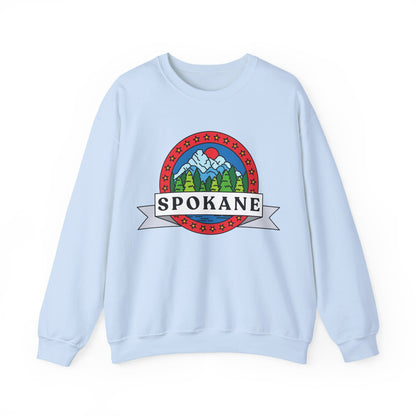 Spokane Mountain Badge Crewneck Sweatshirt