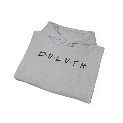 Duluth Hoodie — Minimal Friends-Style City Logo Pullover